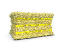 Standlee® Premium Western Forage® Certified Straw Compressed Bale, Approx. 50 lbs.