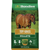 Standlee® Premium Western Forage 40 Lb. Teff Grass Pellets Horse Feed