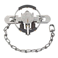 Duke Traps #1-1/2 Coil Spring Rubber Padded Jaw Trap