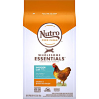 Nutro™ WHOLESOME ESSENTIALS™ Adult Indoor Chicken & Brown Rice Recipe Dry Cat Food, 3 lbs.