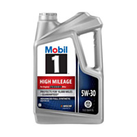 Mobil 1™ High Mileage 5W-30 Motor Oil, 5 qt.