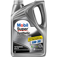 Mobil Super™ Synthetic 5W-30 Motor Oil, 5 qt.