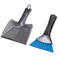 AutoSpa™ Grip Tech™ Deluxe Dust Pan & Broom