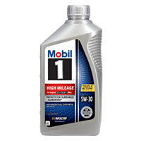 Mobil 1 High Mileage 5W-30, 6X, 1 QT