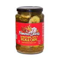 Famous Dave's® Signature Spicy Pickle Chips, 24 fl. oz.