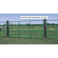Powder River Super Classic Bull Gate with Lever Latch, 12' X 60"