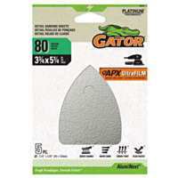 Gator® Platinum™ Gator AlumiNext UltraFILM Mouse Sander Abrasive Sheet 5-1/4" x 3-3/4" 80 Grit