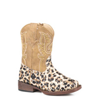 Roper® Toddler Girls Leopard Glitter Boot