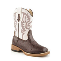 Roper Infant Western Square Toe Faux Leather Boot