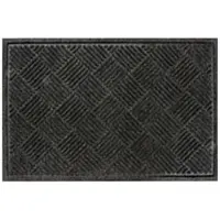 MULTY HOME™ Contours Parquet Charcoal Mat, 2' x 3'