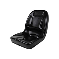 Braber Equipment Compact Tractor Seat with High Back (Ideal for KUBOTA) -Black