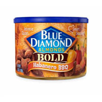 Blue Diamond Almonds - Habanero Bbq, 6 oz. Can