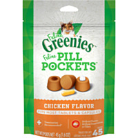 Greenies™ Feline Pill Pockets™ Tablet/Capsule Cat Treat, 1.6 oz. (45 Count)