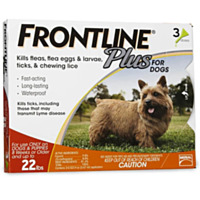 Frontline® Plus For Dogs, up to 22 lbs.