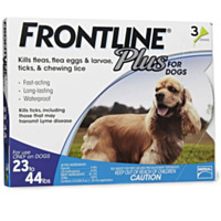 Frontline® Plus For Dogs, 23-44 lbs.
