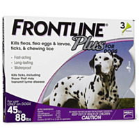 Frontline® Plus For Dogs, 45-88 lbs.