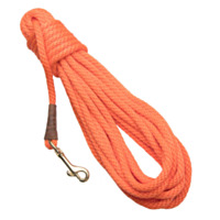 Mendota Pet - Trainer 30 Check Cord - 3/8" X 30', Orange