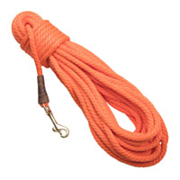 Mendota Pet - Trainer 50 Check Cord - 3/8" X 50', Orange