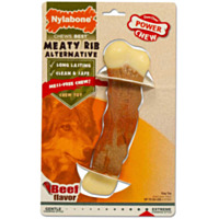 Nylabone® Power Chew Meaty Rib Alternative Chew Toy