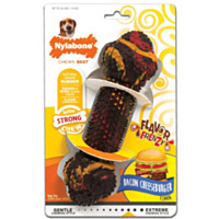 Nylabone® Flavor Frenzy Chew Toy, Bacon & Cheeseburger, Wolf