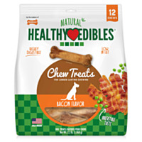 Nylabone® Healthy Edibles® Chew Treats - Bacon, Medium, 12 Count