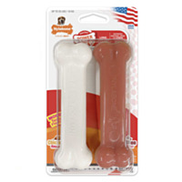 Nylabone® Power Chew® Durable Dog Chew Toy Twin Pack - Bacon & Chicken, up to 35 lbs.