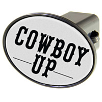 WinCraft® Hitch Cover, "Cowboy Up"