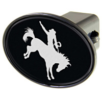 WinCraft® Hitch Cover, Bucking Bronco