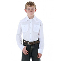 Boy's Long Sleeve Dress Western Snap Shirt