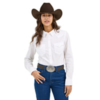Women's Wrangler® Sierra Western Slim Button Shirt