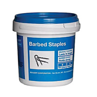 Bekaert ZA 2" 8 Gauge Double Barbed Staples, 8 lbs. Bucket