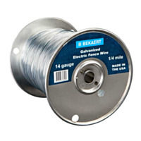 Bekaert Electric Fence Wire, 14 GA x 1/4 Mile