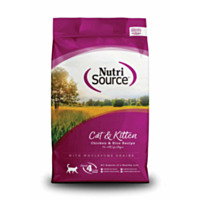 NutriSource® Cat & Kitten Chicken & Rice Recipe Dry Cat Food, 16 lbs.