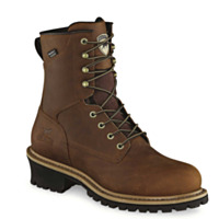 Irish Setter Mens Waterproof Leather Safety Toe Logger Boot