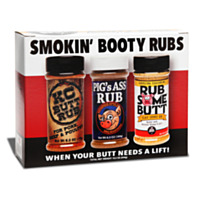 Smokin' Booty Rubs, 3 Pack