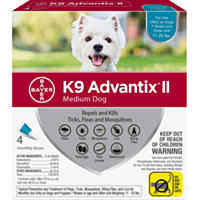 K9 Advantix® II Medium Dog, 11-20 lbs. (4 Pack)