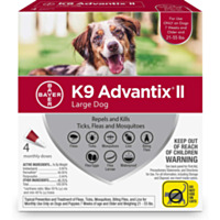 K9 Advantix® II Large Dog, 21-55 lbs. (4 Pack)