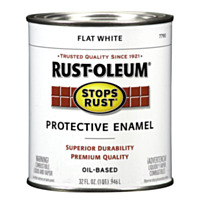 Rust-Oleum® Stops Rust® Protective Enamel - Flat White, 1 qt.