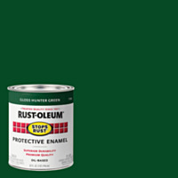 Rust-Oleum® Stops Rust Oil Based Gloss Protective Rust Control Enamel, Hunter Green, 1 Qt.