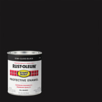 Rust-Oleum® Stops Rust® Protective Enamel - Semi-Gloss Black, 1 qt.
