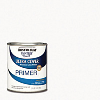 Rust-Oleum Painter's Touch Ultra Cover Flat Premium Latex Primer, White, 1 Qt.
