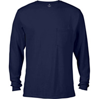 C.W. Hart™ Men's Long Sleeve Crew Neck Pocket T-Shirt