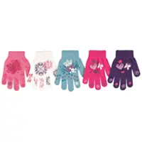 Grand Sierra Girl's Gripper Pattern Stretch Gloves
