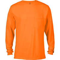 C.W. Hart™ Men's Long Sleeve Crew Neck Pocket T-Shirt