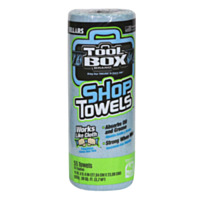 TOOLBOX® Blue Shop Towels, 55 Count Roll