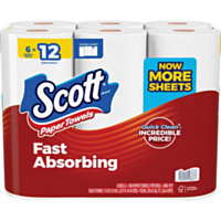 Scott Choose-A-Sheet Paper Towel (6 Double Rolls)