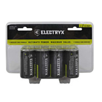 Electryx™ C / 1.5 Volt Ultra Alkaline Batteries-8 Pack