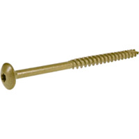 Power Pro Bronze Star Drive Construction Lag Screws, 5/16"x 6", 60 pack