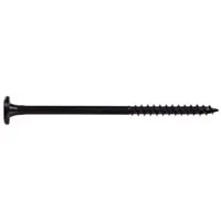 Power Pro Black Lumber-Tite Heavy Duty Wood Screws, 1/4" x 6", 50 pack