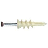 The Hillman™ Group #8 Nylon Wallboard Anchor with Brown Screw (2 Pack)